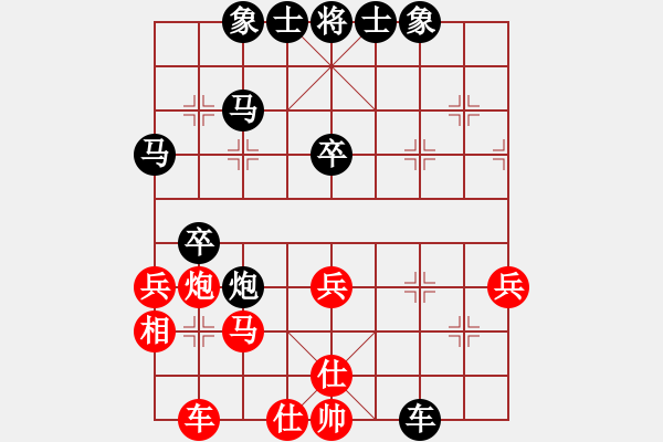 象棋棋譜圖片：楠溪帥哥(5段)-負(fù)-善思維(5段) - 步數(shù)：40 