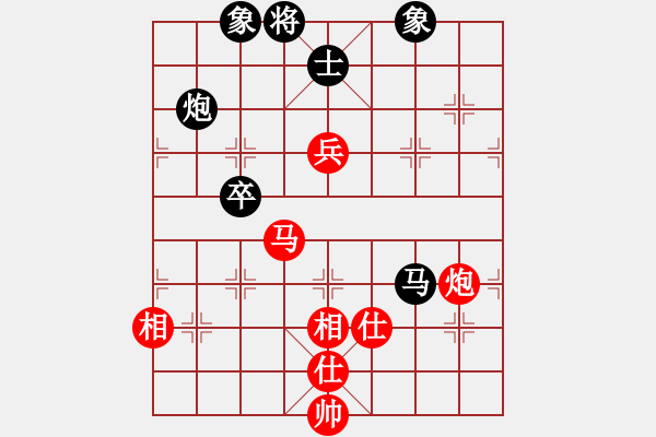 象棋棋谱图片：硬汉子(9星) 和 九级车震(北斗) - 步数：180 