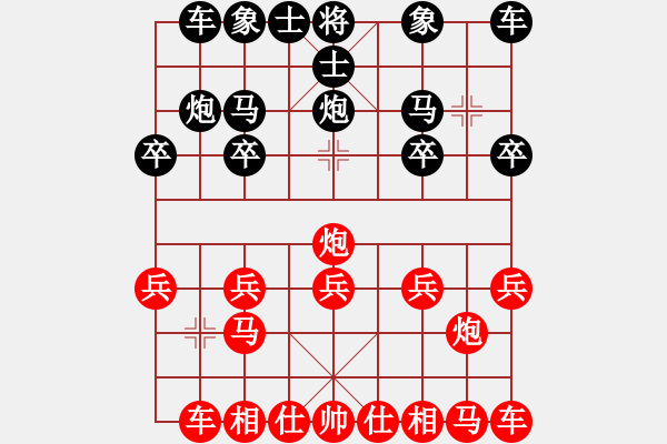 象棋棋谱图片：邸金明(5r)-胜-张宸宇(5r) - 步数：10 