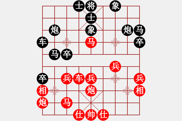 象棋棋譜圖片：謝哥(至尊)-勝-天機風雅(月將) - 步數(shù)：40 