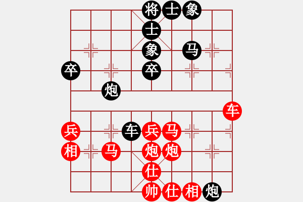 象棋棋譜圖片：分紅比例符合技術(shù)開 勝 、 - 步數(shù)：50 