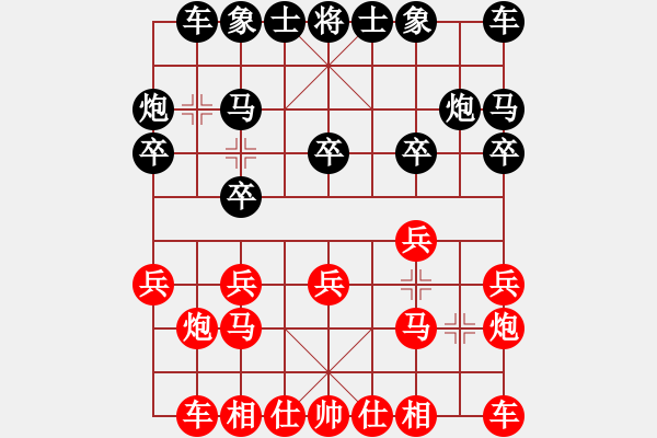 象棋棋譜圖片：第三屆聆聽杯張興軍負(fù)深礙久絆（海選） - 步數(shù)：10 