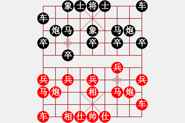 象棋棋譜圖片：教父(月將)-負(fù)-外圍波集團(tuán)(天帝) - 步數(shù)：10 