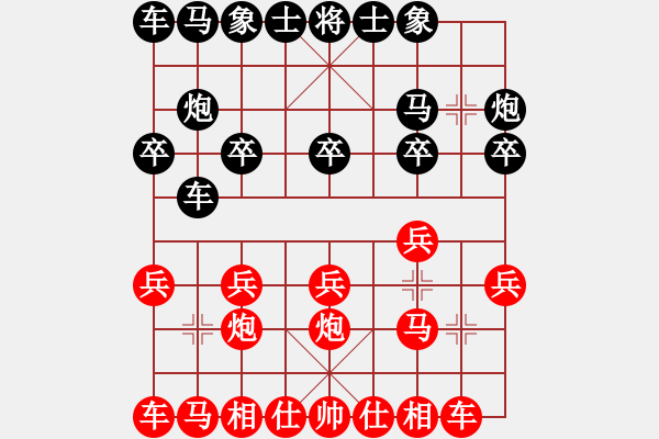 象棋棋譜圖片：張博倫 先負 陳富杰 - 步數(shù)：10 