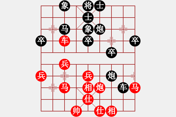 象棋棋譜圖片：棋中仙(3段)-負(fù)-莫旗曲棋長(zhǎng)(6段) - 步數(shù)：40 