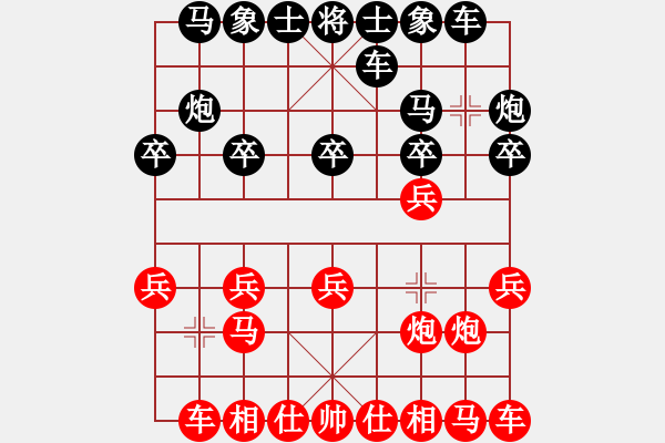 象棋棋譜圖片：紅勝_中國(guó)象棋-雷電模擬器_BUGCHESS_AVX2_65步_20231214082524598.xqf - 步數(shù)：10 