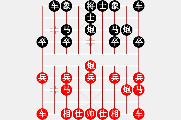 象棋棋譜圖片：風雨無阻[437994635] -VS- 橫才俊儒[292832991] - 步數(shù)：10 