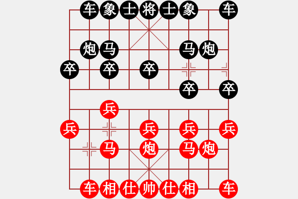 象棋棋譜圖片：煙臺(tái)棋圣(8段)-勝-金色之秋(7段) - 步數(shù)：10 