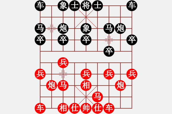 象棋棋譜圖片：測(cè)評(píng) 電腦分析 - 步數(shù)：10 