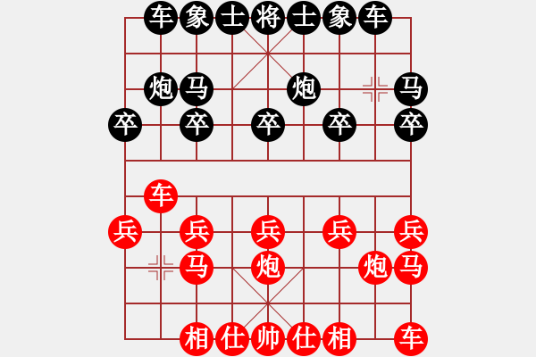 象棋棋譜圖片：品棋①宇翔【紅】vs品棋①愛的記憶【黑】 - 步數：10 