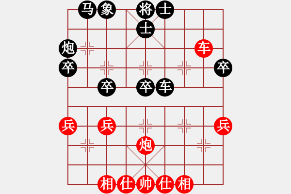 象棋棋譜圖片：2006年弈天迪瀾杯聯(lián)賽第八輪：啊棋友好(9段)-負(fù)-無錫金風(fēng)弈(5r) - 步數(shù)：40 