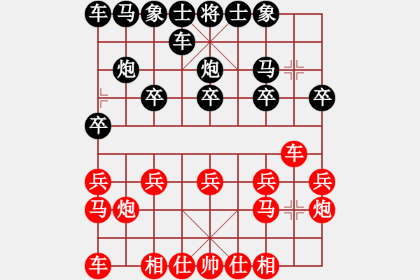 象棋棋譜圖片：mmtoday[415748536] -VS- 橫才俊儒[292832991]（輸） - 步數(shù)：10 