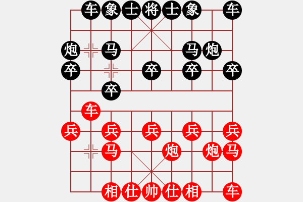 象棋棋譜圖片：林嘉欣     先負 劉璧君     - 步數(shù)：10 