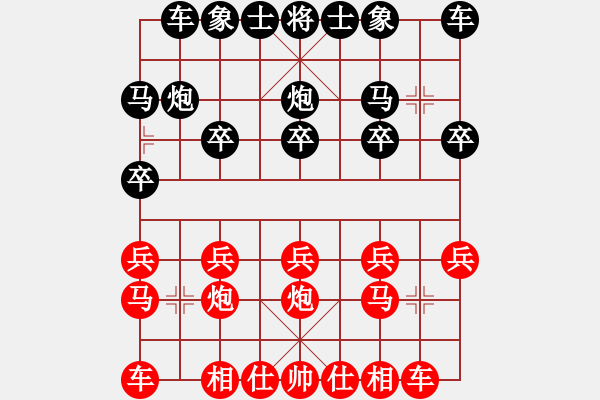 象棋棋譜圖片：123 - 步數(shù)：10 