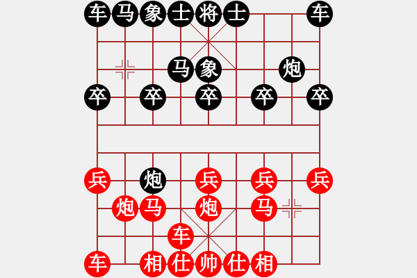 象棋棋譜圖片：橫才俊儒[292832991] -VS- 西部編輯[1746947135] - 步數(shù)：10 