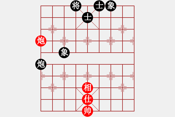 象棋棋谱图片：半夜三更(5r)-和-突围(5级) - 步数：90 