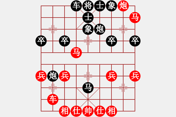 象棋棋譜圖片：橫才俊儒[292832991] -VS- liu[2281209490] - 步數(shù)：40 