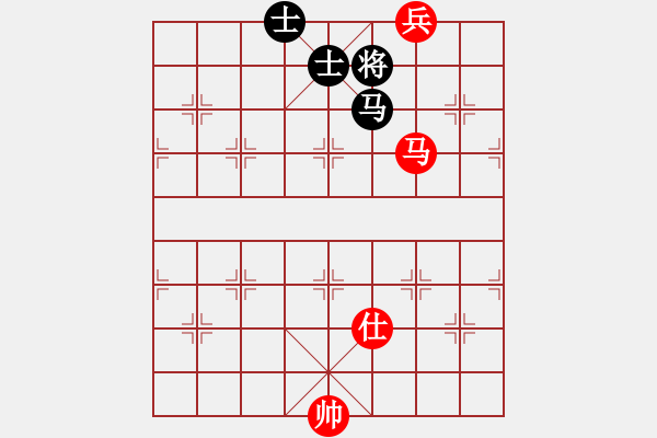 象棋棋譜圖片：馬雙兵勝馬單缺象 - 步數(shù)：17 