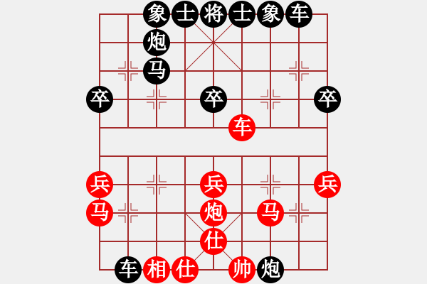 象棋棋譜圖片：南昌小糊涂(3段)-負(fù)-安徽東毒(5段) - 步數(shù)：30 