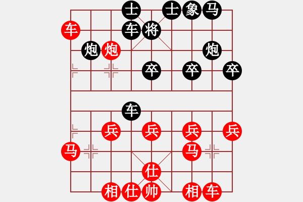 象棋棋譜圖片：lamabcderf(9級)-勝-阿東無敵(4段) - 步數(shù)：30 