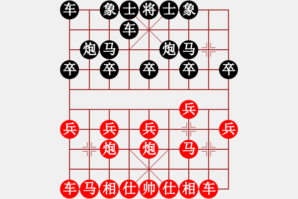 象棋棋譜圖片：浙江省智力運動管理中心 杭寧 和 中國棋院杭州分院 沈思凡 - 步數(shù)：10 