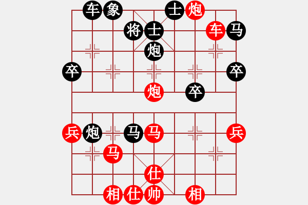 象棋棋譜圖片：森哥[807243630] VS __________西門雪[519770829] - 步數(shù)：40 