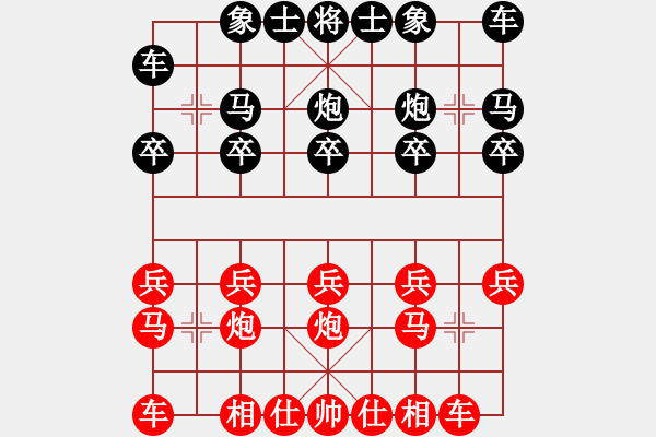 象棋棋譜圖片：臭棋人家ㄨ眷戀[527258839] -VS- 臭氣人家卐狼[542588571] - 步數(shù)：10 