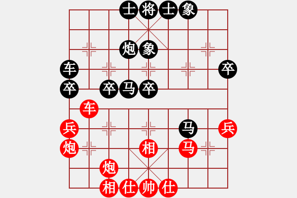 象棋棋譜圖片：謝福林 先負(fù) 姜曉 - 步數(shù)：40 