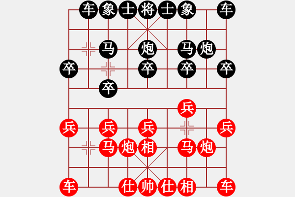 象棋棋譜圖片：羽V公先和ZHT116 - 步數(shù)：10 