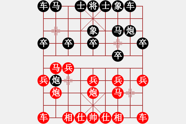 象棋棋譜圖片：謝福林 先負(fù) 王發(fā)根 - 步數(shù)：10 