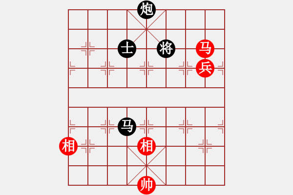 象棋棋譜圖片：屏風馬飛右象車1進3應(yīng)五七炮進三兵（旋風14層拆棋）和棋* - 步數(shù)：190 