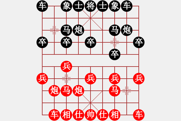 象棋棋譜圖片：第3輪 陶世全（先負(fù)）包友義 - 步數(shù)：10 