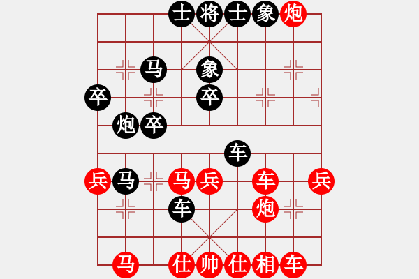 象棋棋譜圖片：棋善八俠(6段)-負(fù)-降龍尊者(6段) 五八炮互進(jìn)三兵對(duì)屏風(fēng)馬 紅左邊馬對(duì)黑兌７卒 - 步數(shù)：50 