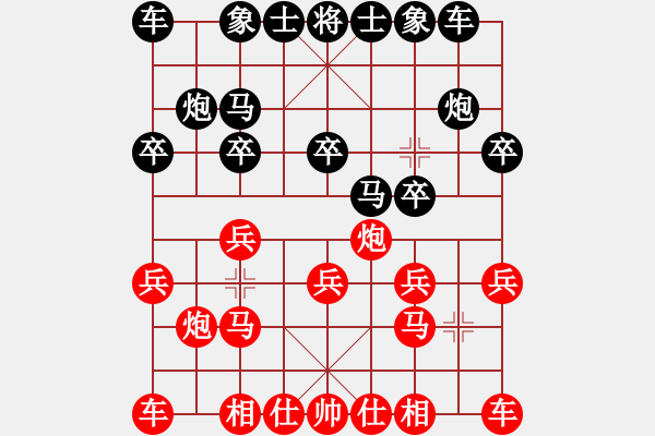 象棋棋譜圖片：期待你的轉(zhuǎn)身【紅】vs圣徒s撒旦【黑】 - 步數(shù)：10 