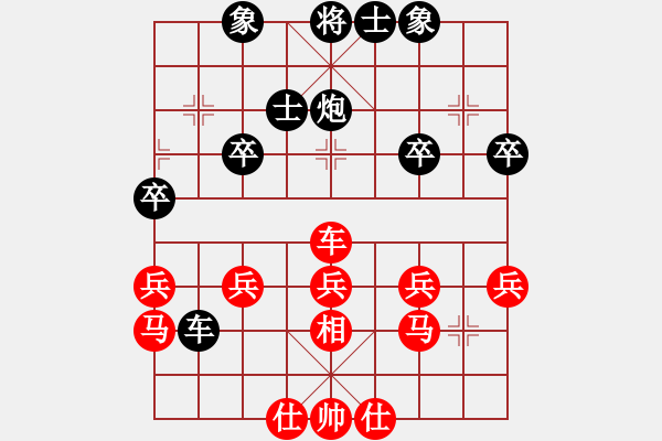 象棋棋譜圖片：太谷縣首屆必高杯象棋精英賽第8輪 原永剛vs高學(xué)金 - 步數(shù)：34 