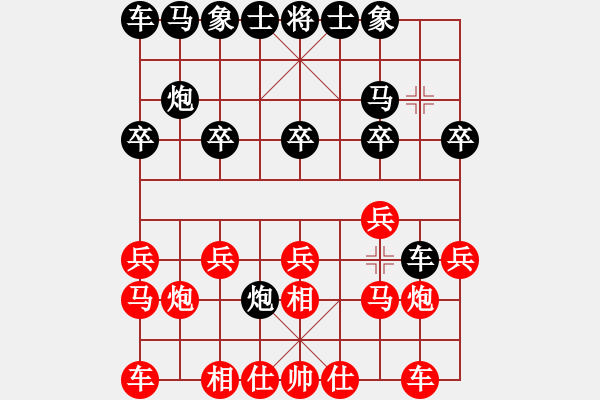 象棋棋譜圖片：10-01-17 ghyd[963]-勝-今夕何夕[908] - 步數(shù)：10 