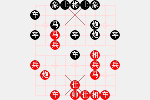 象棋棋譜圖片：張國粦 負(fù) 分紅比例符合技術(shù)開 - 步數(shù)：30 