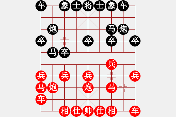 象棋棋譜圖片：〖魔教〗老妖[694135840] -VS- 棋恩！詩棋[892347242] - 步數(shù)：10 