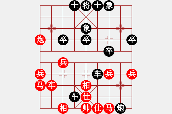 象棋棋譜圖片：查人魔(5段)-負(fù)-haili(1段) - 步數(shù)：40 