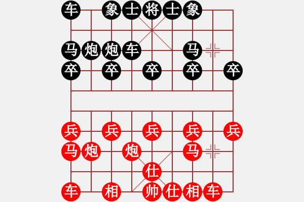 象棋棋譜圖片：神宙之星(8段)-勝-天涯舞劍塵(7段) - 步數(shù)：10 