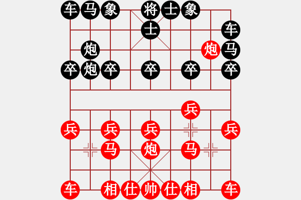 象棋棋譜圖片：lulu[紅] -VS- 逸揚(yáng)子[黑] - 步數(shù)：10 