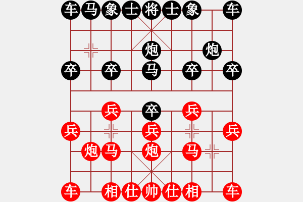 象棋棋譜圖片：昆侖 VS 王小 - 步數(shù)：10 