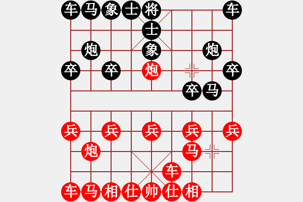 象棋棋譜圖片：中國(guó)象棋170一分鐘快太守棋狂先勝vivoY13L - 步數(shù)：10 