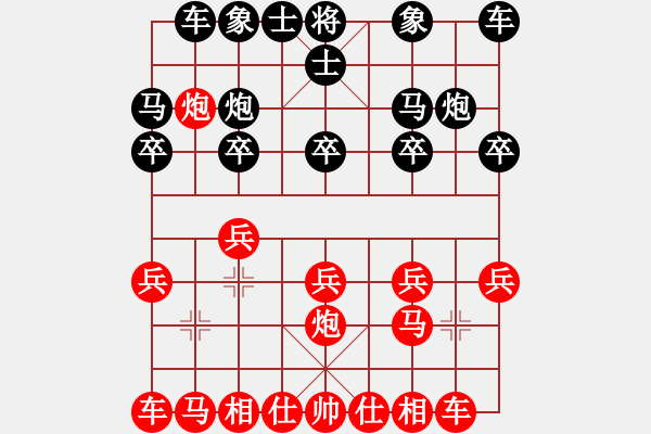 象棋棋譜圖片：‖棋家軍‖皎月2[2739506104] -VS- yyu[2075416510]業(yè)余四級 - 步數(shù)：10 