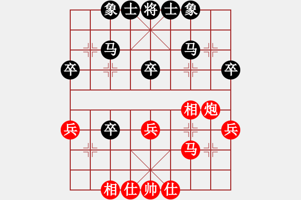 象棋棋譜圖片：算得比你深(月將)-勝-象棋老頭(8段) - 步數(shù)：40 