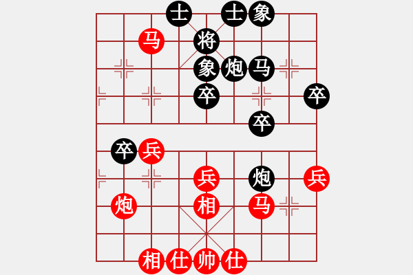 象棋棋譜圖片：棋海浪子(9段)-負-戰(zhàn)神之舞(9段) - 步數(shù)：40 