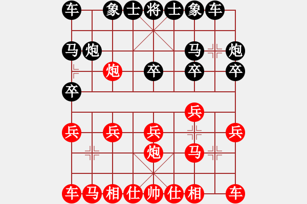 象棋棋譜圖片：許式招法(8段)-和-青年英雄(9段) - 步數(shù)：10 