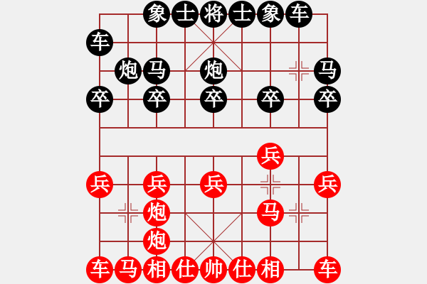 象棋棋譜圖片：278局 A00- 不合理開局-小蟲引擎23層(2598) 先勝 龐統(tǒng)(2250) - 步數(shù)：10 