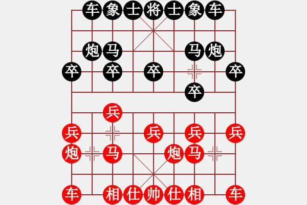 象棋棋譜圖片：3866局 A03-邊炮局-旋風(fēng)引擎24層 紅先和 旋風(fēng)九專雙核 - 步數(shù)：10 