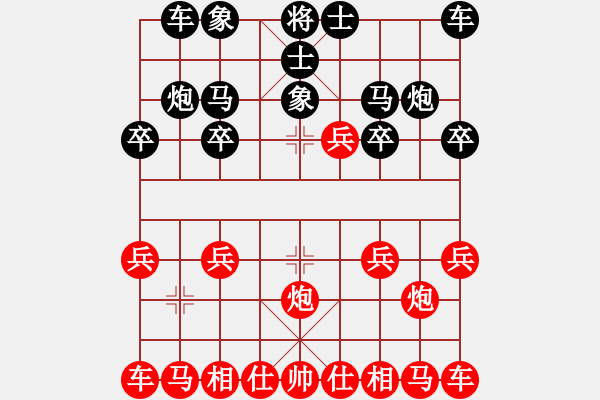 象棋棋譜圖片：象棋愛(ài)好者 VS 初級(jí)棋士 - 步數(shù)：10 